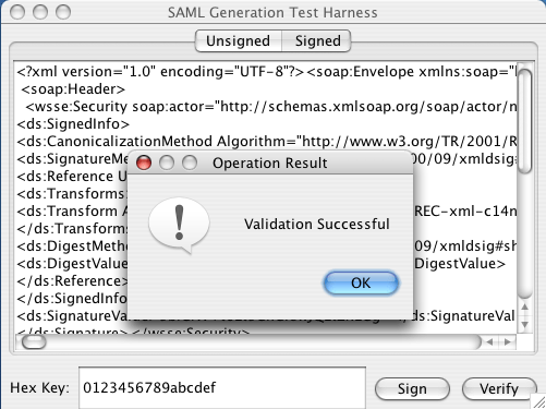 SAML Tester GUI on MacOSX